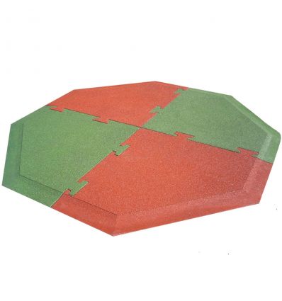 Kit dalle amortissante pour jeux sur ressort