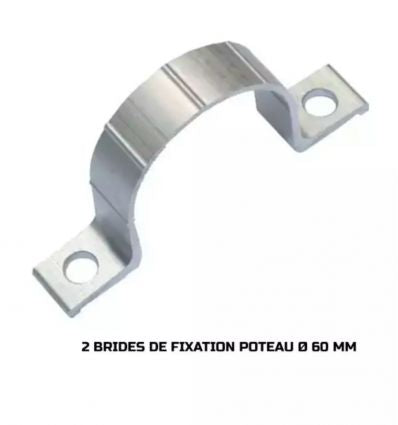 Kit de fixation pour plaque de rue en aluminium