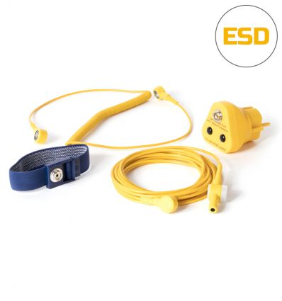 Kit mise à la terre bracelet esd