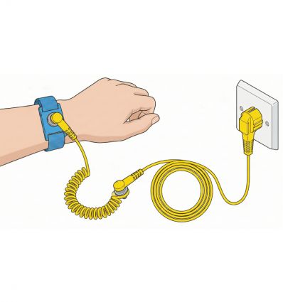 Kit mise à la terre bracelet esd