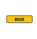 KM9 - Panonceau temporaire mentionnant la présence de boue sur la chaussée
