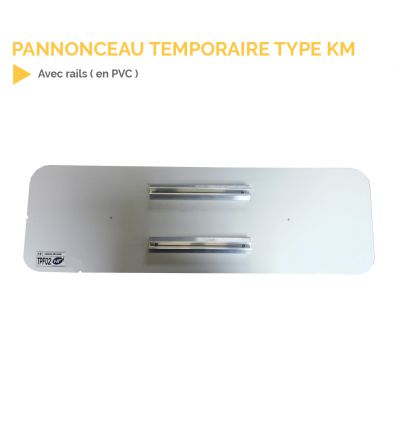 KM9 - Panonceau temporaire mentionnant une sortie de camions