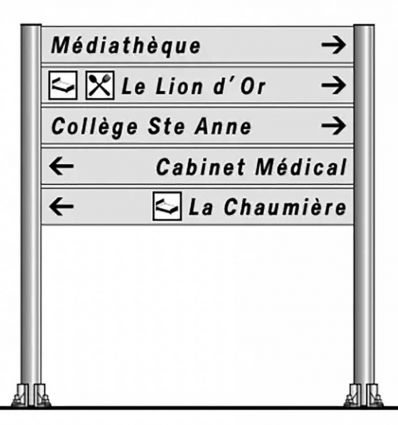 Lame en aluminium pour bimât directionnel