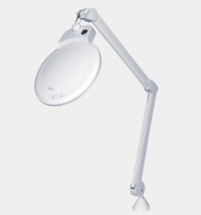 Lampe loupe industrielle bras articulé