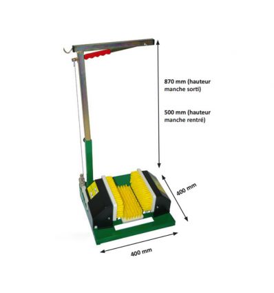 Lave bottes en acier ou inox