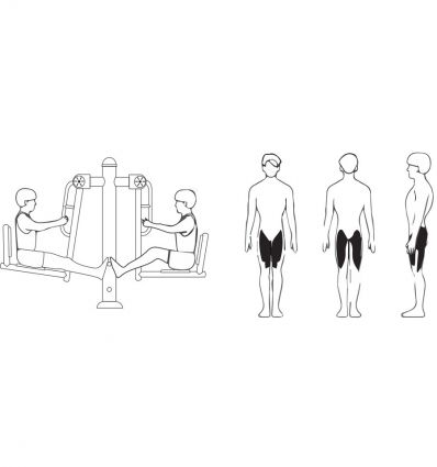 Leg Press Fitness Extérieur