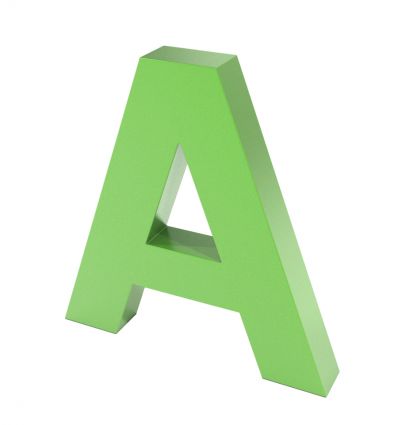Lettre Géante Acier