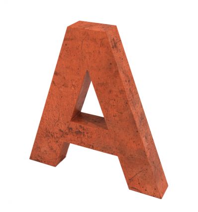 Lettre Géante Acier