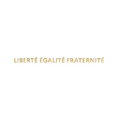 Lettres de façades officielles - Devise française