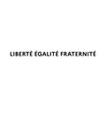 Lettres de façades officielles - Devise française