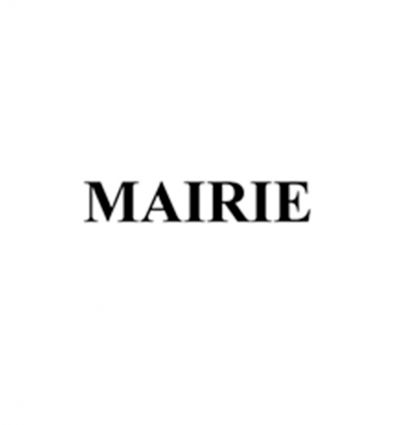 Lettres découpées de façade - Mairie