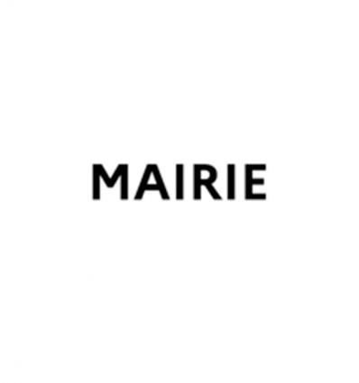 Lettres découpées de façade - Mairie