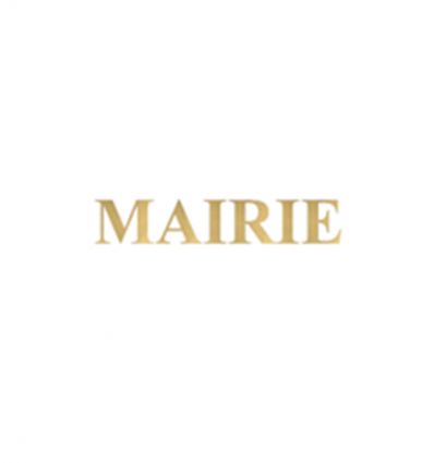 Lettres découpées de façade - Mairie