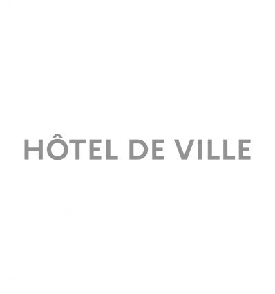 Lettres découpées - Hôtel de ville