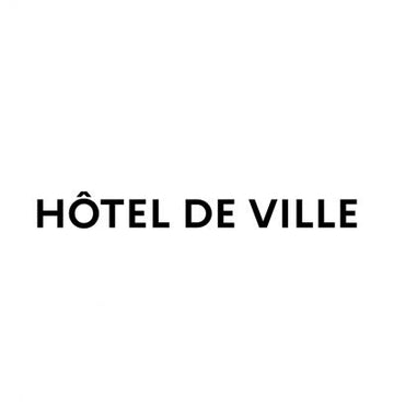 Lettres découpées - Hôtel de ville