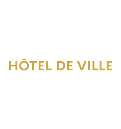 Lettres découpées - Hôtel de ville
