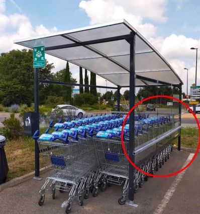 Lisse Extérieure pour Abri Caddie