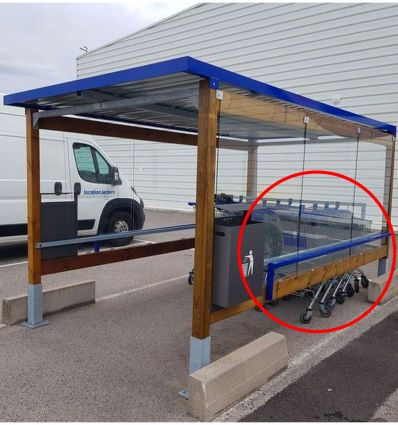 Lisse Extérieure pour Abri Caddie