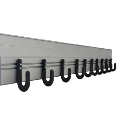 Lisse murale avec 10 patères intégrées Parkid®