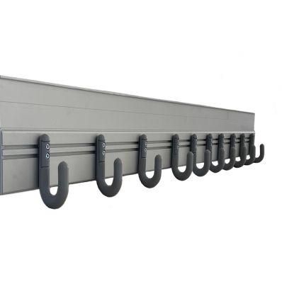 Lisse murale avec 10 patères intégrées Parkid®