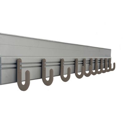Lisse murale avec 10 patères intégrées Parkid®