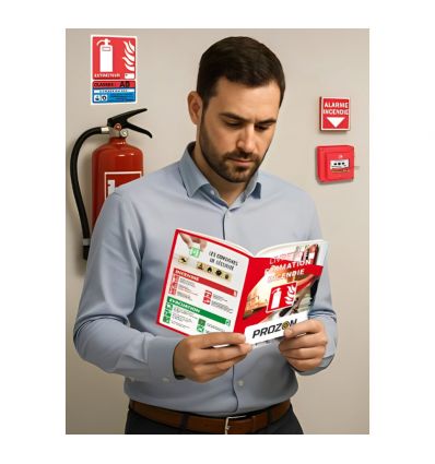 Livret formation incendie et évacuation personnalisable - Lot de 100