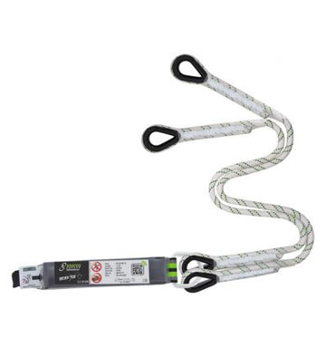 Longe antichute avec absorbeur d'energie 2 sangles