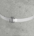 Lot de 100 chapes pour feuillard inox