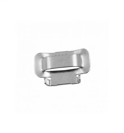 Lot de 100 chapes pour feuillard inox