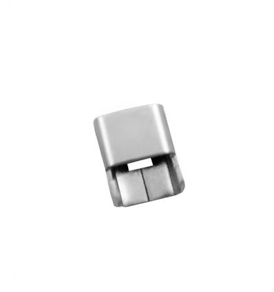 Lot de 100 chapes pour feuillard inox