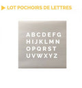 Lot Pochoirs de lettres