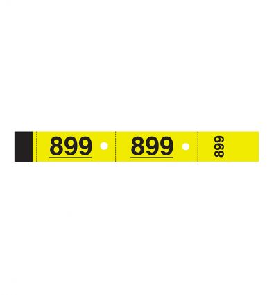 Lots de tickets vestiaire