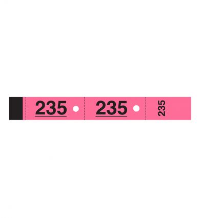 Lots de tickets vestiaire