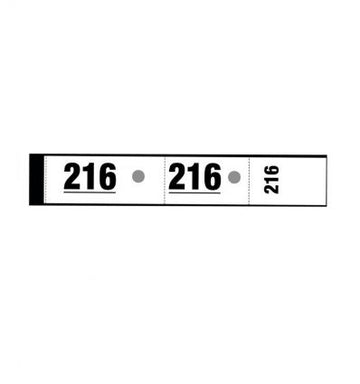 Lots de tickets vestiaire