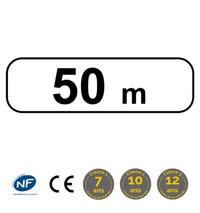 M1 - Panonceau de distance