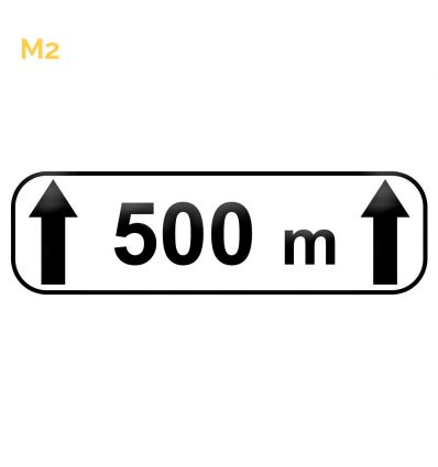 M2 - Panonceau d'étendue