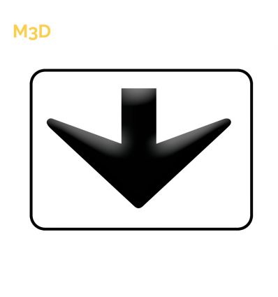 M3d - Panonceau affectation de voie