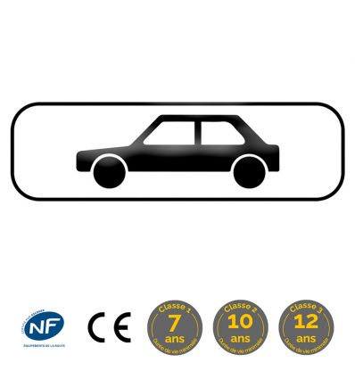 M4a - Panonceau d'application du panneau aux voitures