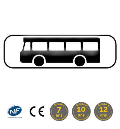 M4b - Panonceau d'application du panneau aux bus