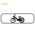 M4d2 - Panonceau d'application du panneau aux cyclomoteurs