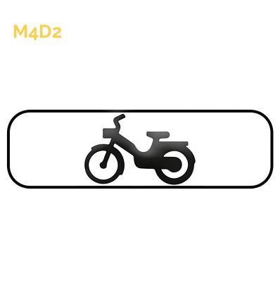 M4d2 - Panonceau d'application du panneau aux cyclomoteurs