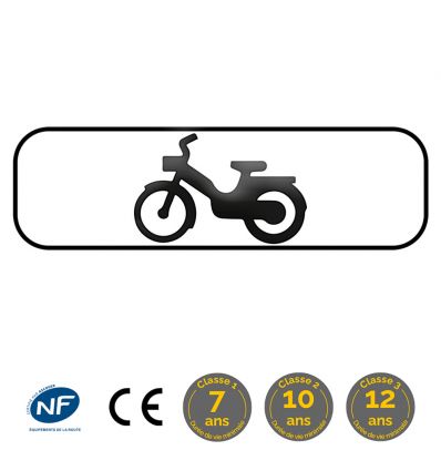 M4d2 - Panonceau d'application du panneau aux cyclomoteurs