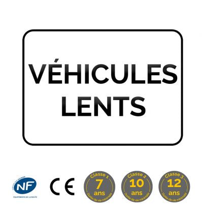 M4e (grand) - Panonceau véhicules lents
