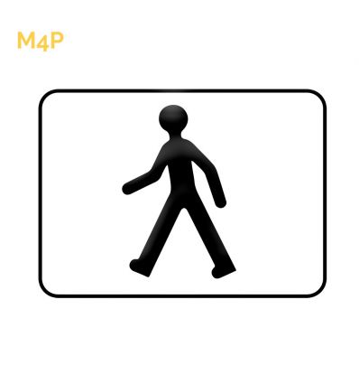M4p - Panonceau d'application du panneau aux piétons