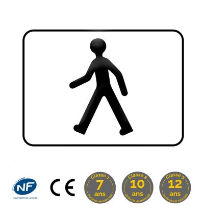 M4p - Panonceau d'application du panneau aux piétons