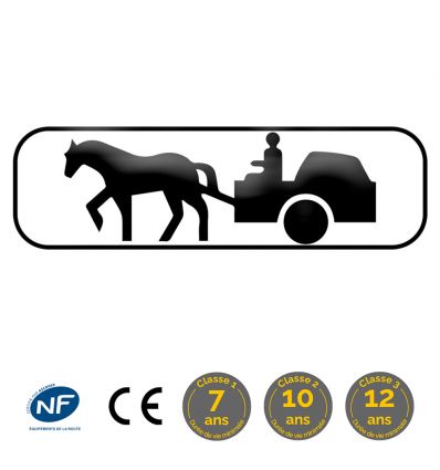 M4s - Panonceau Véhicules à traction animale