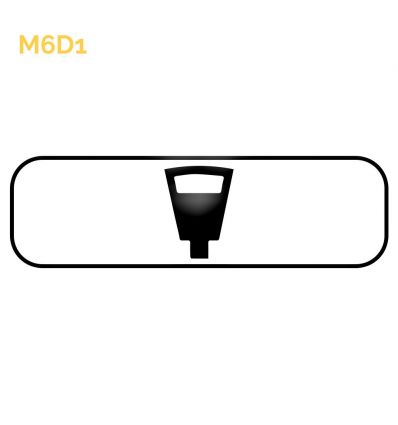 M6d1 - Panonceau stationnement payant parcmètre