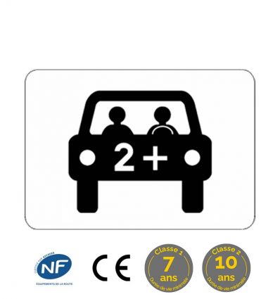 M6k1 - Panonceau stationnement réservé au covoiturage