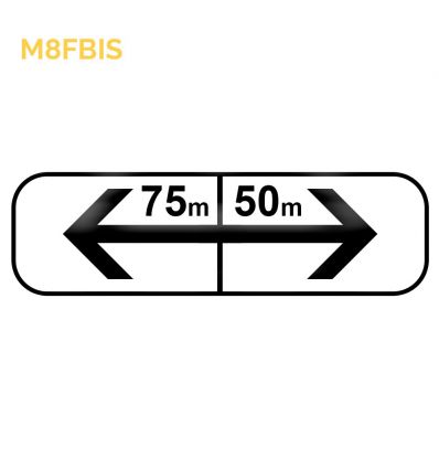 M8fbis - Panonceau prescriptions pour l'arrêt et le stationnement