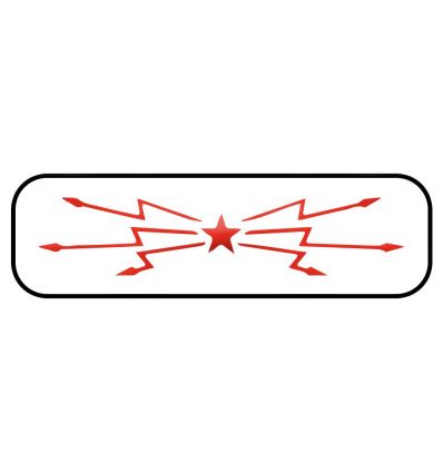 M9b (ou M9b1) - Panonceau voie ferrée électrifiée